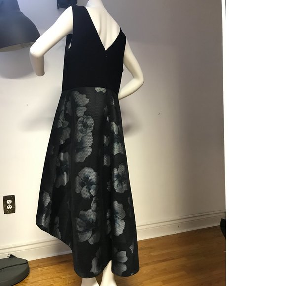 NWT PLUS SIZE Wedding Boutique LE CHATEAU Bridesmaid Floral Mesh Asymmetrical - Picture 3 of 9